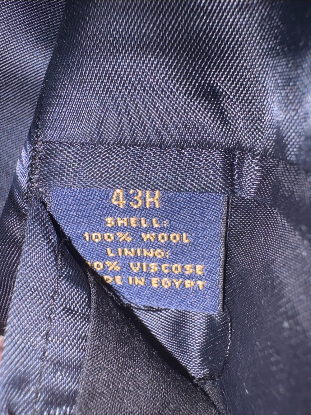 Brooks Brothers 100% Lambs Wool Blazer 43R Charcoal Blue Windowpane Plaid - Picture 4 of 7